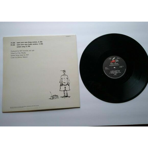 APB Open Your Eyes 12" Vinyl Record 1986 UK Import Post-Punk New Wave - Picture 4 of 4